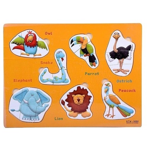 Puzzle drewniane Zwierzęta