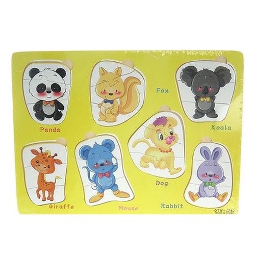 Puzzle drewniane Zwierzęta