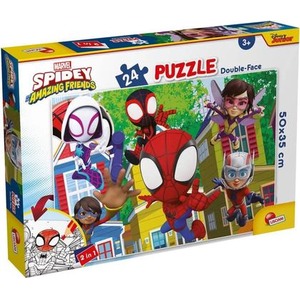 Puzzle dwustronne PLUS Spidey It's a Team