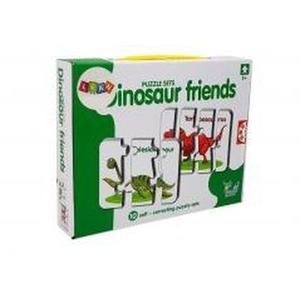 Puzzle edukacyjne dinozaury 10el