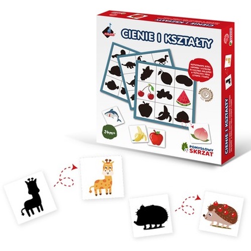 Puzzle Edukacyjne dopasuj kształty