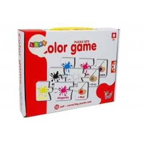 Puzzle edukacyjne kolory 10el