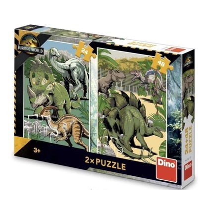 Puzzle Jurassic World Puzzle 2w1: 24 i 48el