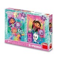 Puzzle Koci Domek Gabi Disco Party 2w1