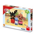 Puzzle Królik Bing maluje 24el