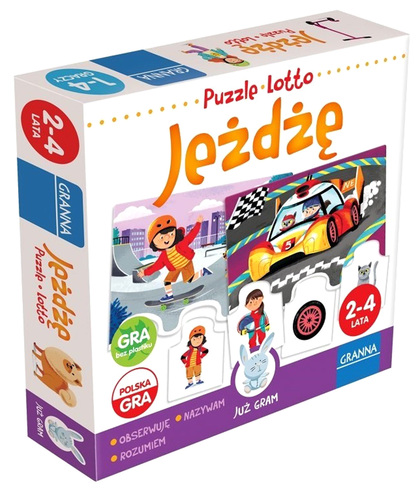 Puzzle Lotto: Jeżdżę