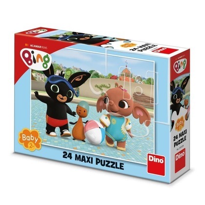 Puzzle Maxi Baby Bing na basenie 24el