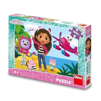 Puzzle maxi XL Koci Domek Gabi Podróżnicy 100el