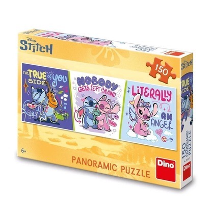 Puzzle panoramiczne Disney Stitch Relaks 150el