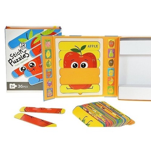 Puzzle paski - Owoce 36el