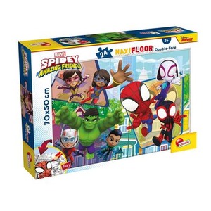 Puzzle podłogowe dwustronne Maxi 24 Spidey