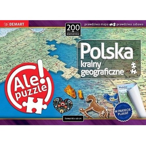 Puzzle - Polska Krainy geograficzne