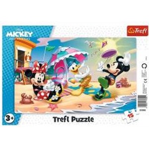 Puzzle ramkowe 15 Zabawy na plaży TREFL