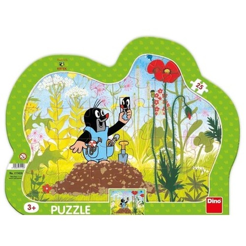 Puzzle ramkowe 25 Krecik i spodenki