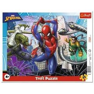 Puzzle ramkowe 25 Odważny Spiderman TREFL