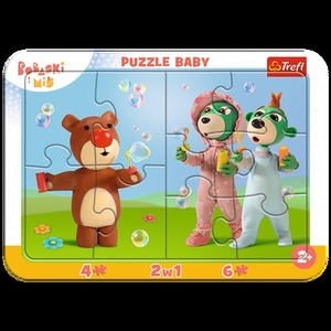 Puzzle ramkowe Baby Zabawne Bobaski  80026