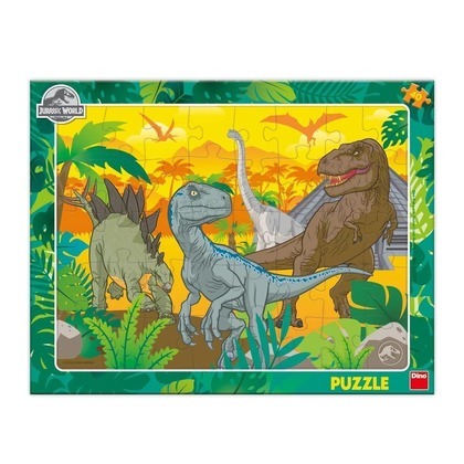 Puzzle ramkowe Jurassic World 40el