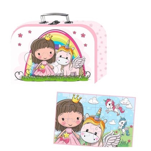 Puzzle w walizce Lillie i Ellie 24el