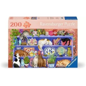 Puzzle XL 200 Koty na półce