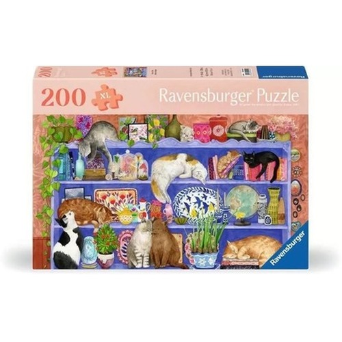 Puzzle XL 200 Koty na półce