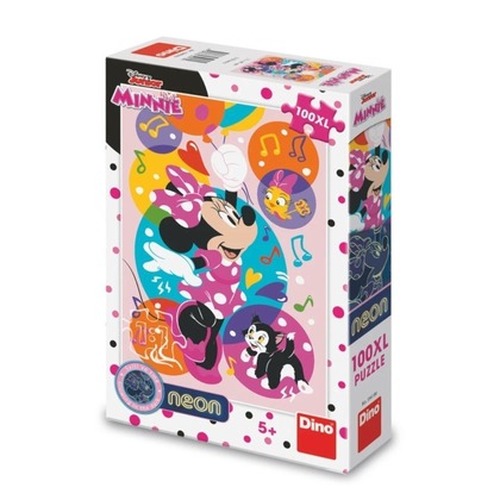 Puzzle XL świecące w ciemności Myszka Minnie 100el