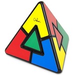 Pyraminx Duo - łamigłówka Recent Toys - poziom 2/5