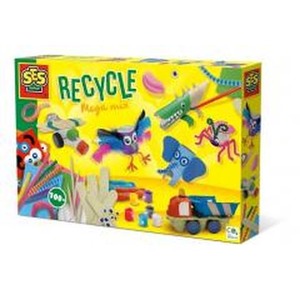 Recykling- mix produkty do tworzenia nowych rzeczy