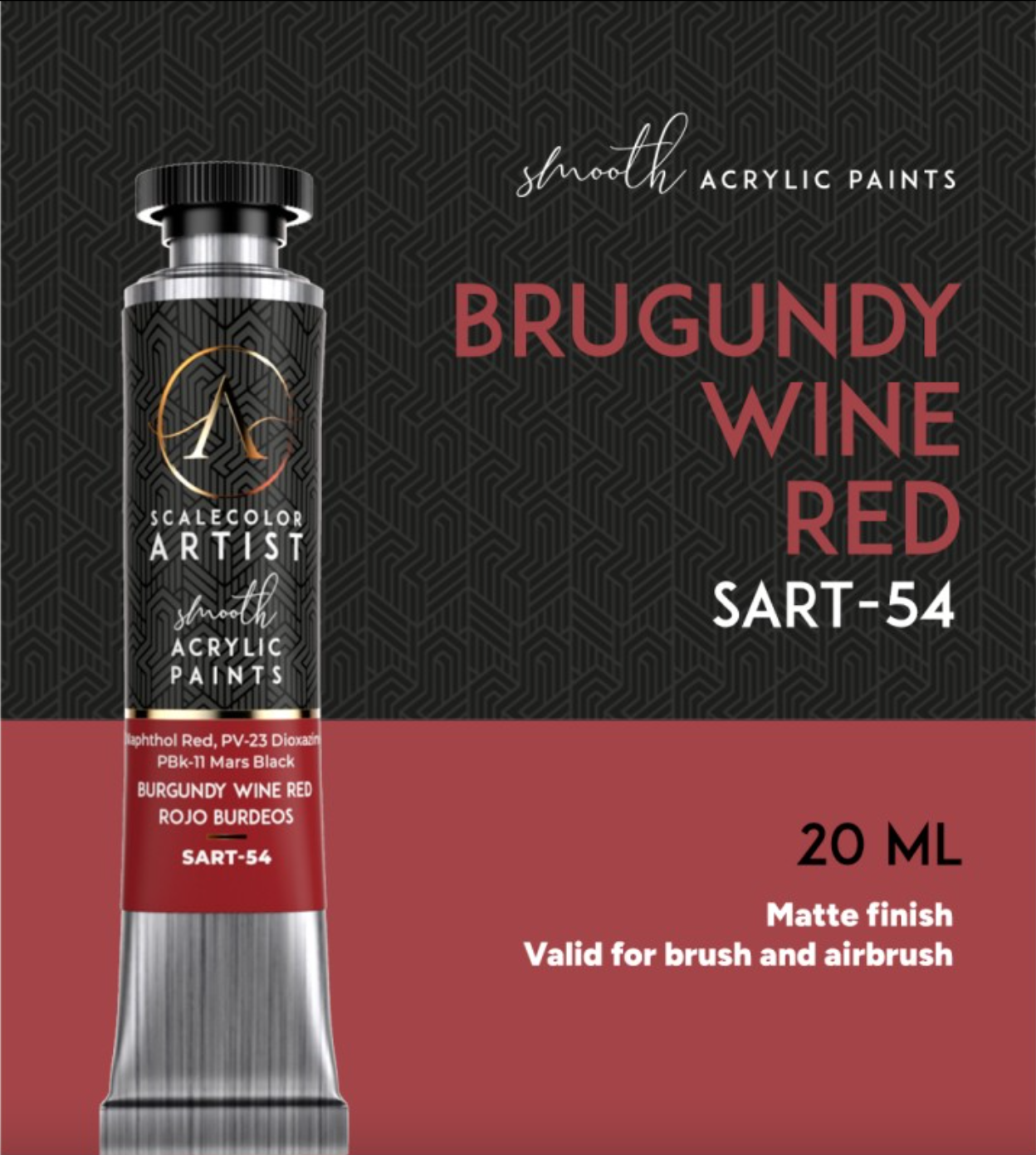 Scale 75: Artist Range - Burgundy Wine Red