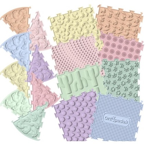 Scieżka sensoryczna pastelowa 16 elementów