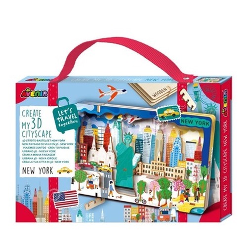 Stwórz pejzaż miejski Nowy Jork - puzzle drewniane