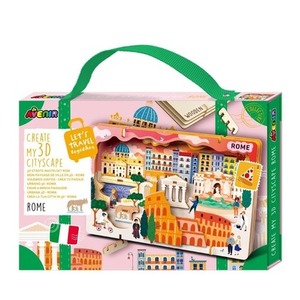 Stwórz pejzaż miejski Rzym - puzzle drewniane 3D