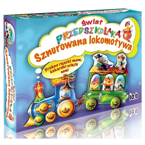 Świat przedszkolaka - Sznurowana lokomotywa