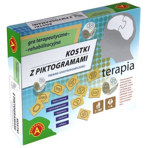 Terapia - Kostki z piktogramami