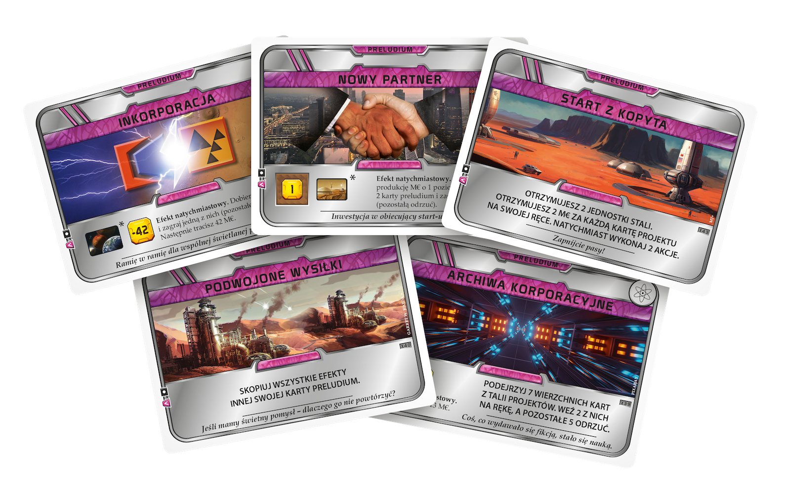 Terraformacja Marsa - Zestaw dodatkowy #8 (5 kart)