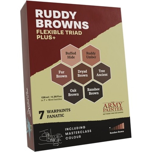 The Army Painter: Flexible Triad PLUS+ - Ruddy Browns