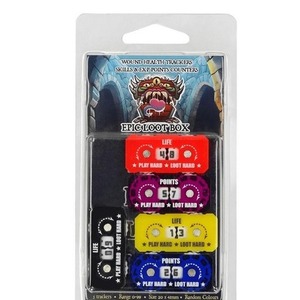 Trackers Counters Range 0-9 20mm Random Colours