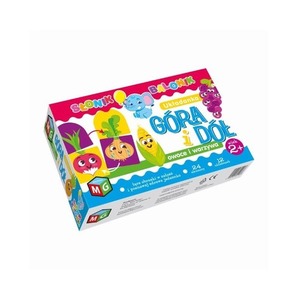 Układanka Góra i dół owoce warzywa Słonik Balonik