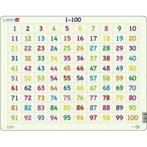Układanka Liczymy do 100 Maxi