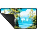 Ultra-Pro: Black Stitched Playmat - Bob Ross - Lakeside Path