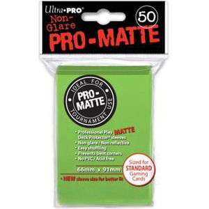 ULTRA-PRO Deck Protector - Pro-Matte Non-Glare Lime Green (Limonkowy) 50 szt.