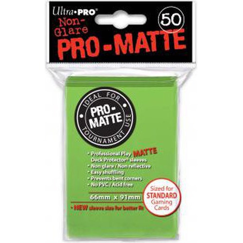 ULTRA-PRO Deck Protector - Pro-Matte Non-Glare Lime Green (Limonkowy) 50 szt.