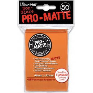 ULTRA-PRO Deck Protector - Pro-Matte Non-Glare Orange (Pomarańczowe) 50 szt.