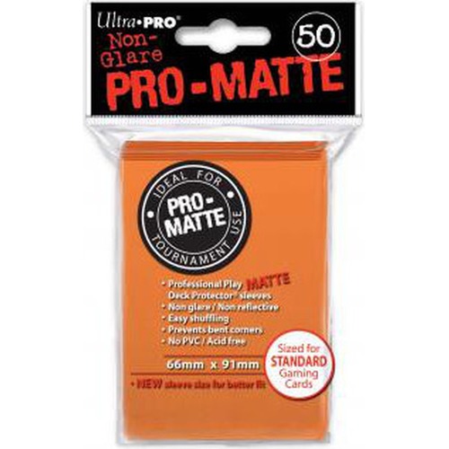 ULTRA-PRO Deck Protector - Pro-Matte Non-Glare Orange (Pomarańczowe) 50 szt.