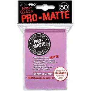 ULTRA-PRO Deck Protector - Pro-Matte Non-Glare Pink (Różowe) 50 szt.