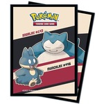 Ultra Pro: Deck Protector Sleeves - Snorlax and Munchlax (65 szt.)