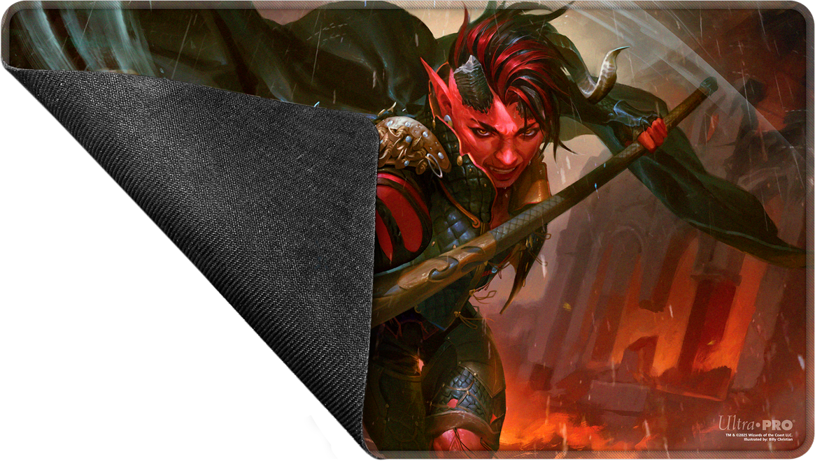 Ultra Pro: Magic the Gathering - Commander Series 7 - Stitched Edge Playmat - Karlach, Fury of Avernus