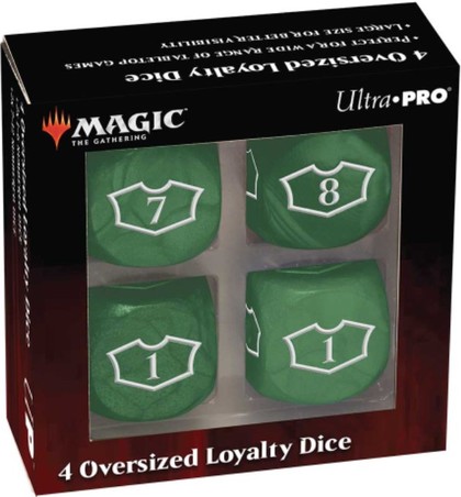 Ultra Pro: Magic the Gathering - Forest - 22 mm Deluxe Loyalty Dice Set