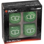 Ultra Pro: Magic the Gathering - Green Mana - 22 mm Deluxe Loyalty Dice Set