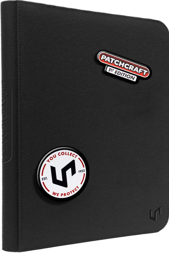 Ultra Pro: Patchcraft - Zippered 9-Pocket PRO-Binder - Black