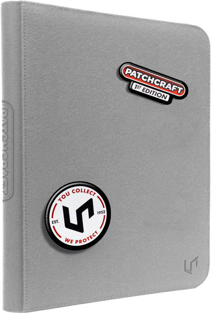 Ultra Pro: Patchcraft - Zippered 9-Pocket PRO-Binder - Gray